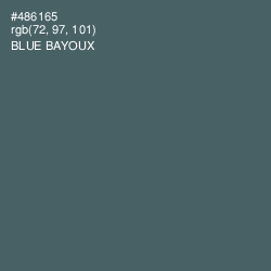 #486165 - Blue Bayoux Color Image